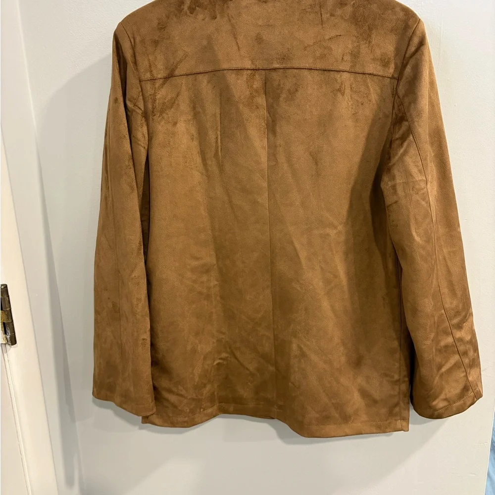 JustFab Tan Women's Blazer - Picture 10 of 10